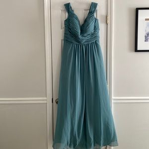 Kennedy blue Jenna bridesmaid dress in Deep Sea